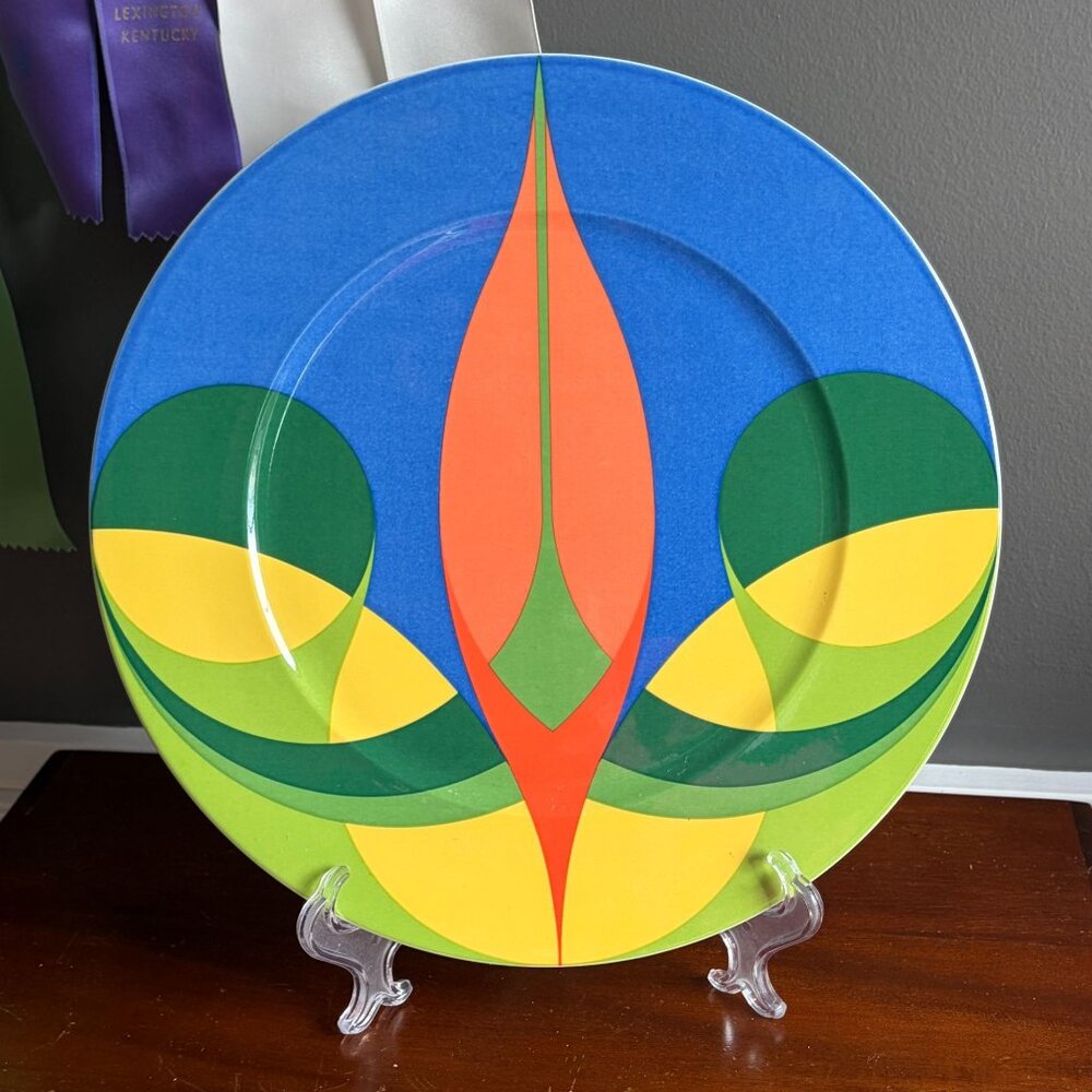 Villeroy & Boch Kaleidoscope No 2 12" Charger Dinner Plate Porcelain Luxembourg